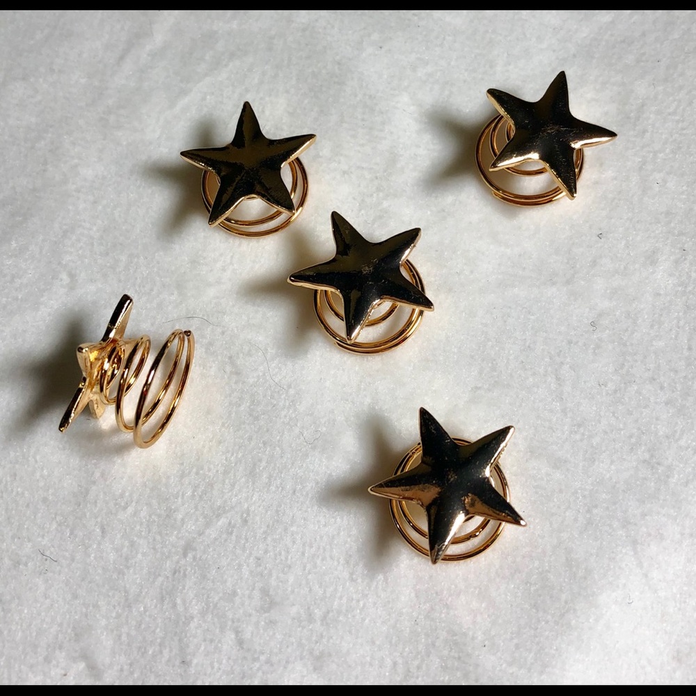 HOST PICK 💕 Gold Stars spiral hair pins (5) - Picture 3 of 5